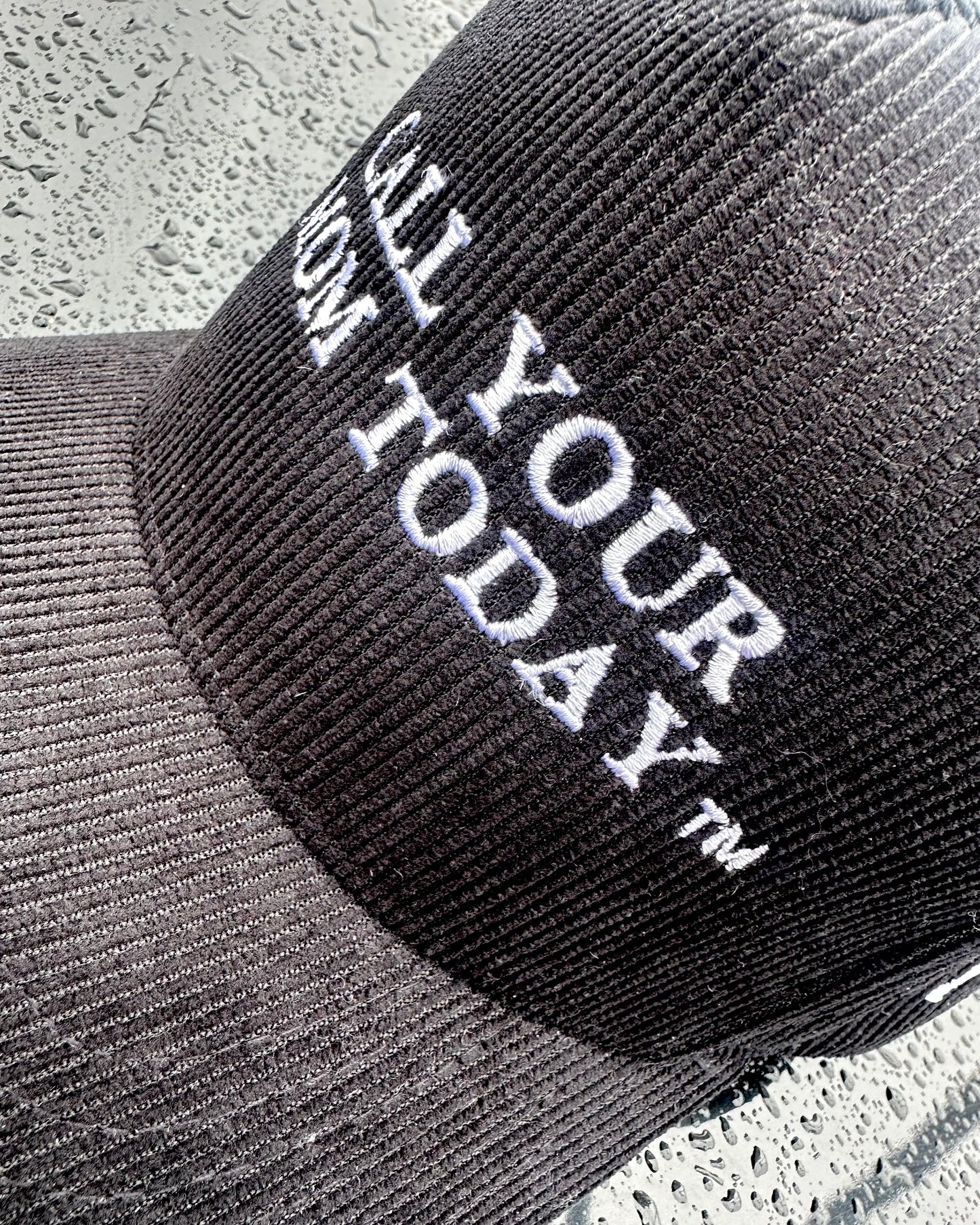 "BLACK CORDUROY"